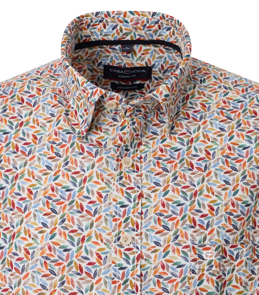 Casa Moda Herren Hemden kurz  Rot
