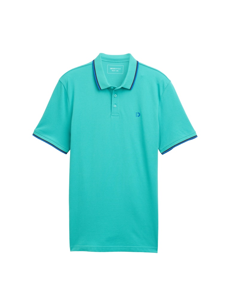 Tom Tailor denim Herren Polo-Shirts Waterfall Green