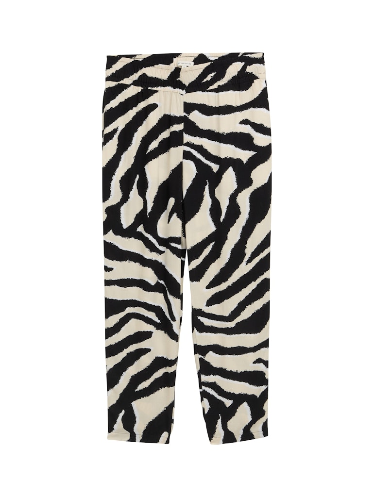 Tom Tailor Damen Hosen Abstract Beige