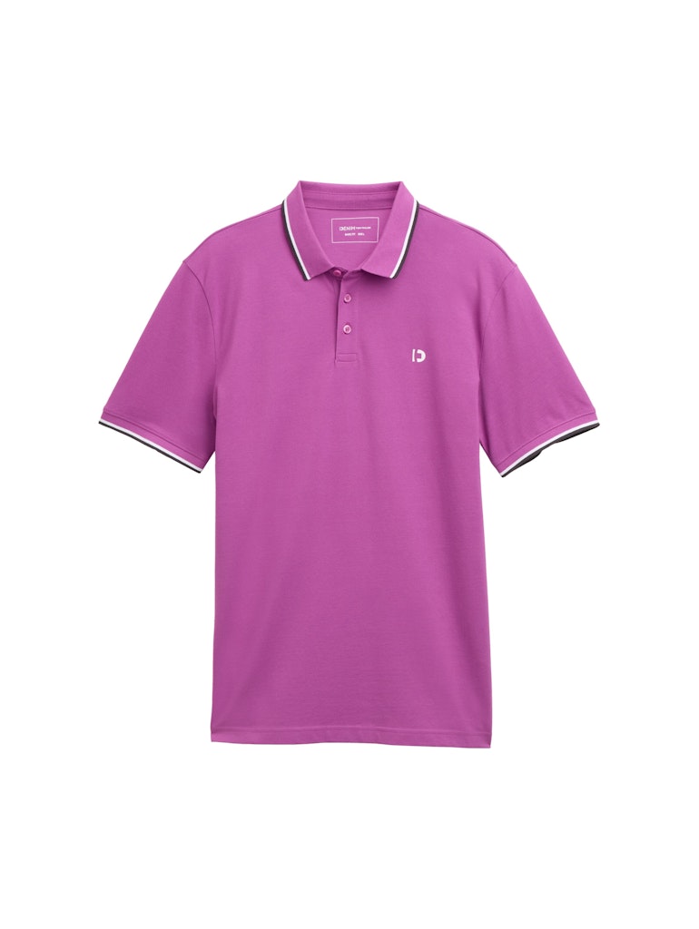 Tom Tailor denim Herren Polo-Shirts Plum Blossom Li
