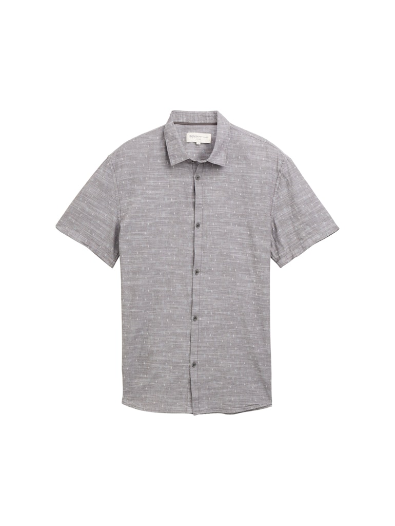 Tom Tailor denim Herren Hemden kurz Grey Chambray L
