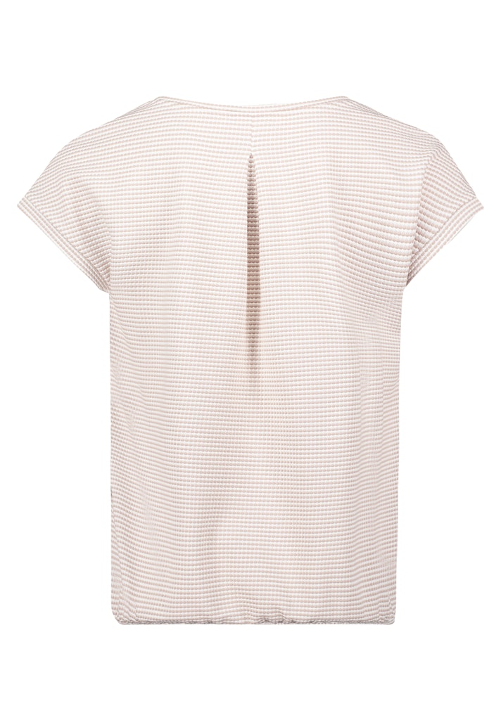 Betty & Co Damen T-Shirts Cream/Taupe