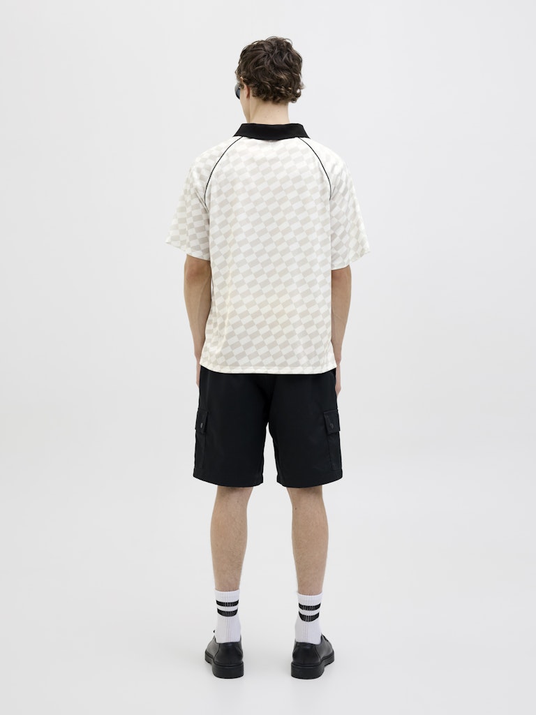 Jack & Jones Herren Polo-Shirts Cloud Dancer/Va