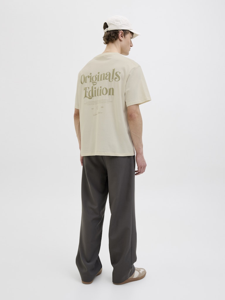Jack & Jones Herren T-Shirts kurz Antique White