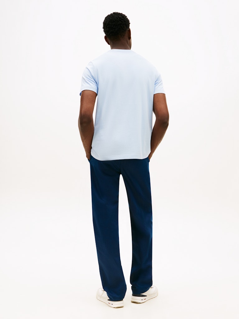 Tommy Hilfiger Herren T-Shirts kurz Co Blue