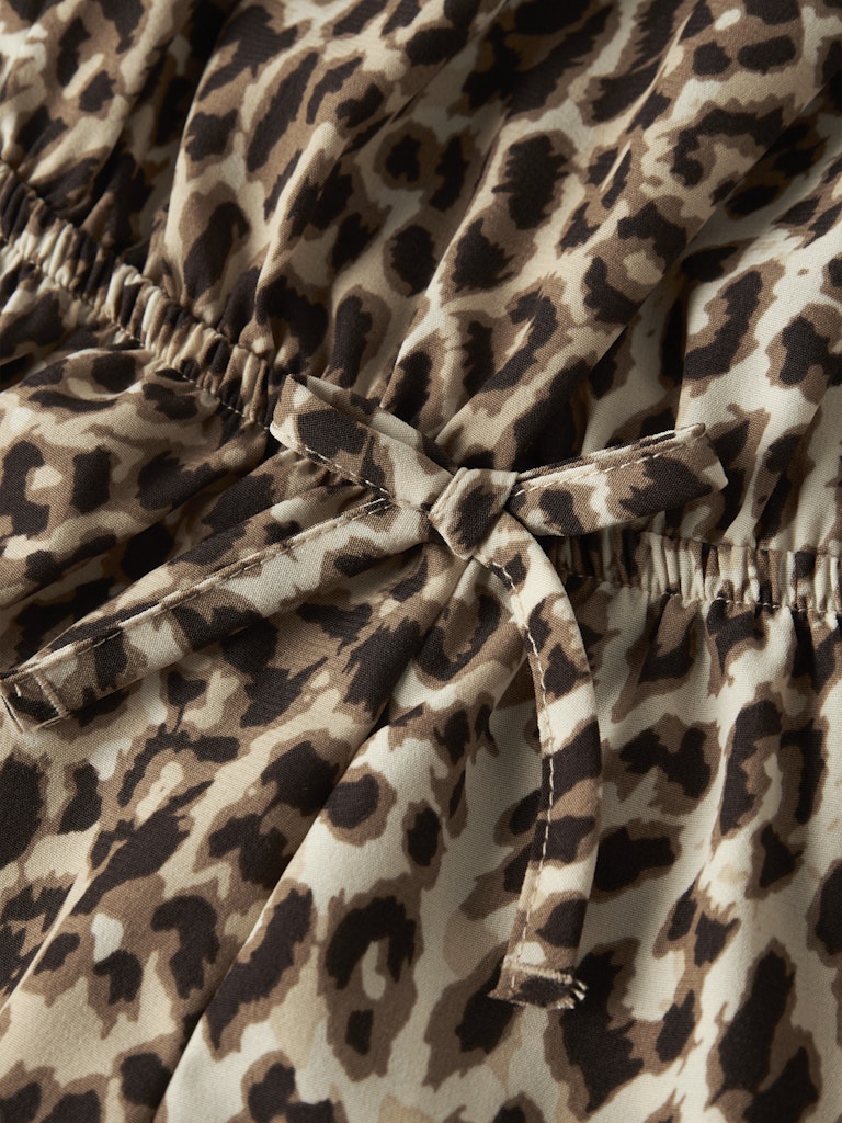 Name it Mädchen Hosen, Jeans & Leggings Black/Leopard A