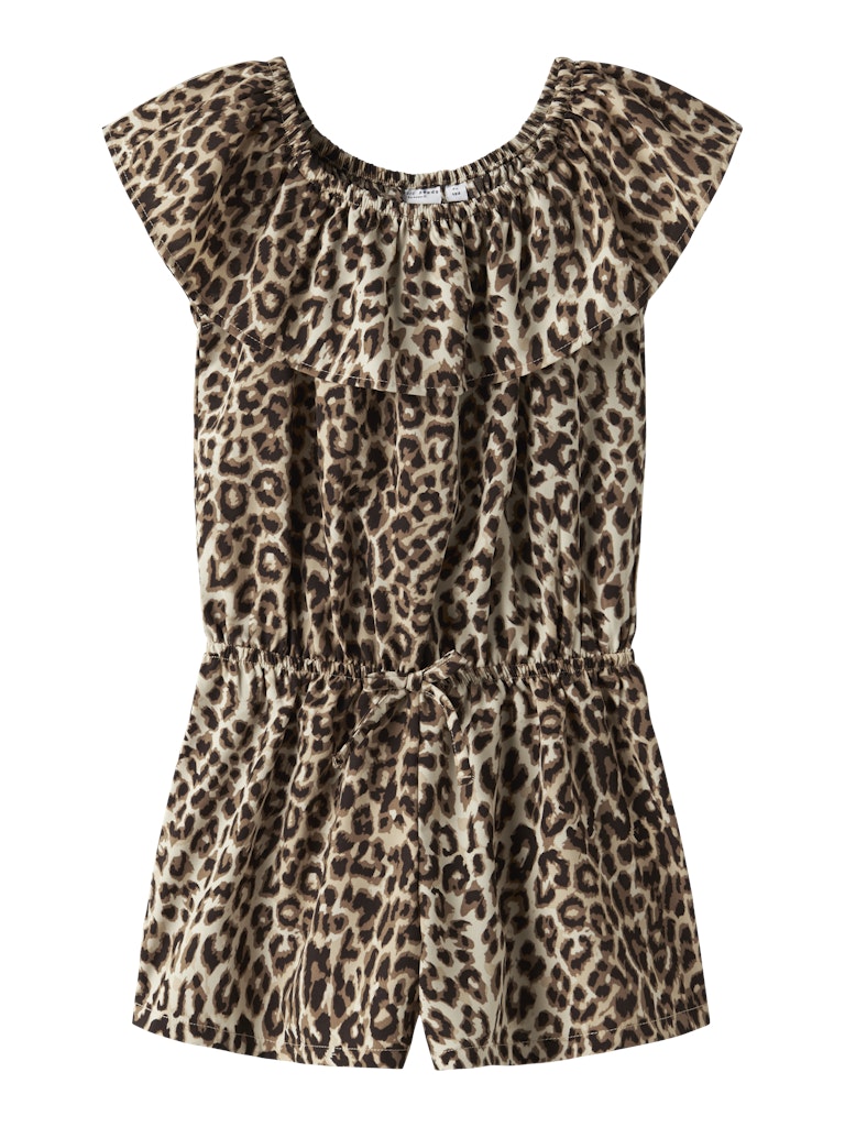 Name it Mädchen Hosen, Jeans & Leggings Black/Leopard A