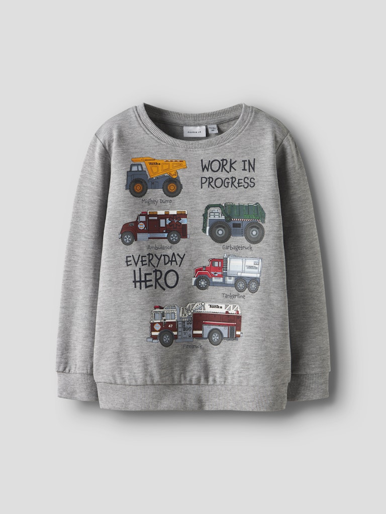 Name it Mädchen Sweats & Sweatjacken Grey Melange