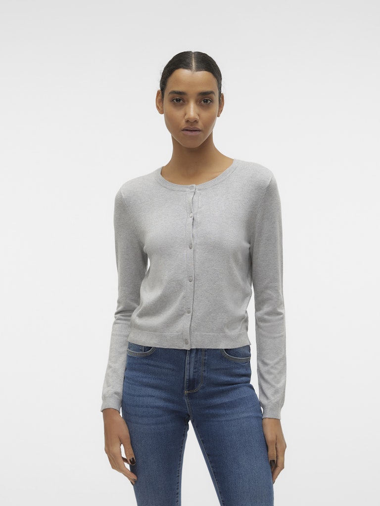 Vero Moda Damen Strickjacken Light Grey Mela