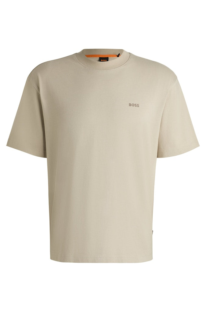 Boss Orange Herren T-Shirts kurz  Light Beige