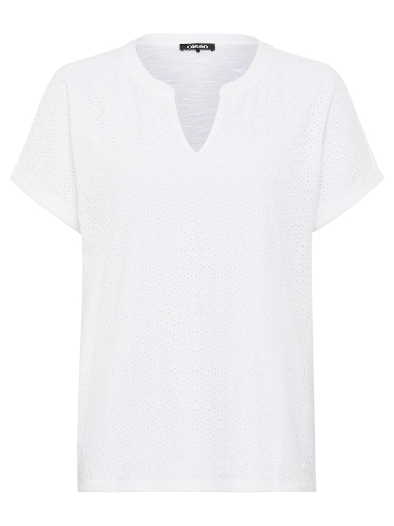 Olsen Damen T-Shirts  White