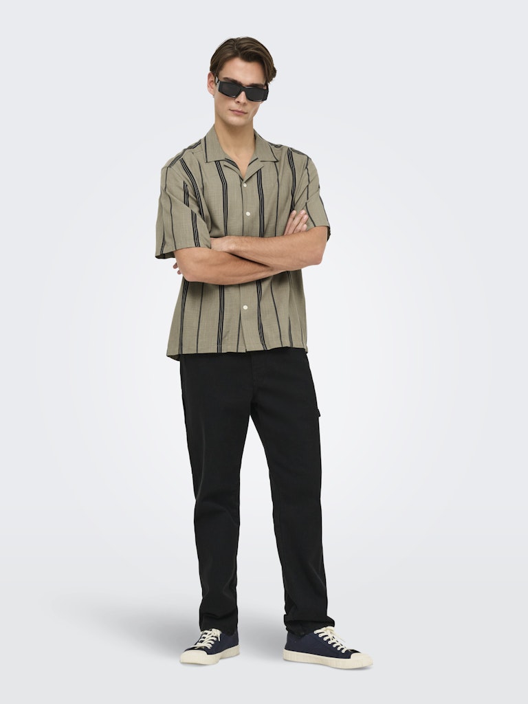Only & Sons Herren Hemden lang Laurel Oak/Dark