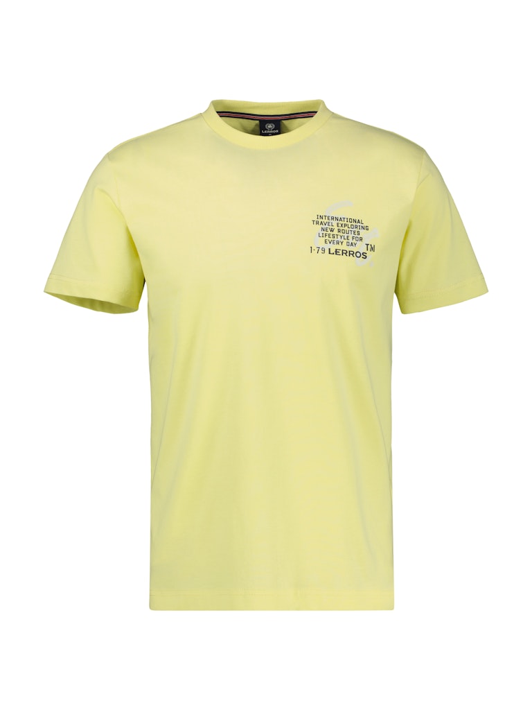 Lerros Herren T-Shirts kurz Faded Yellow