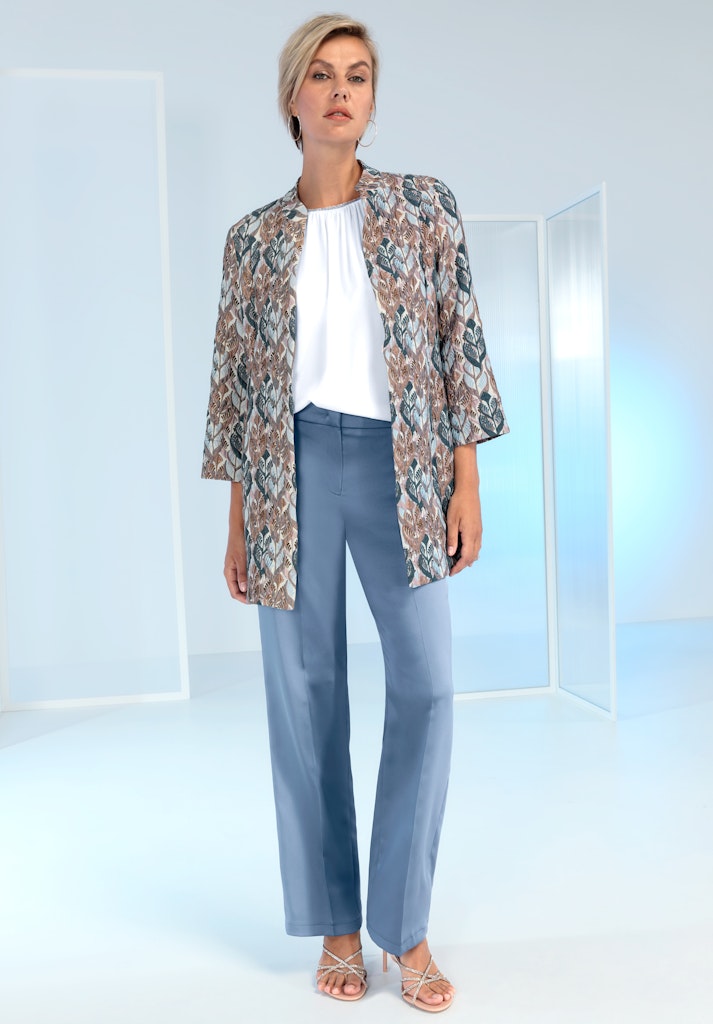 Bianca Damen Blazer Blue Mix