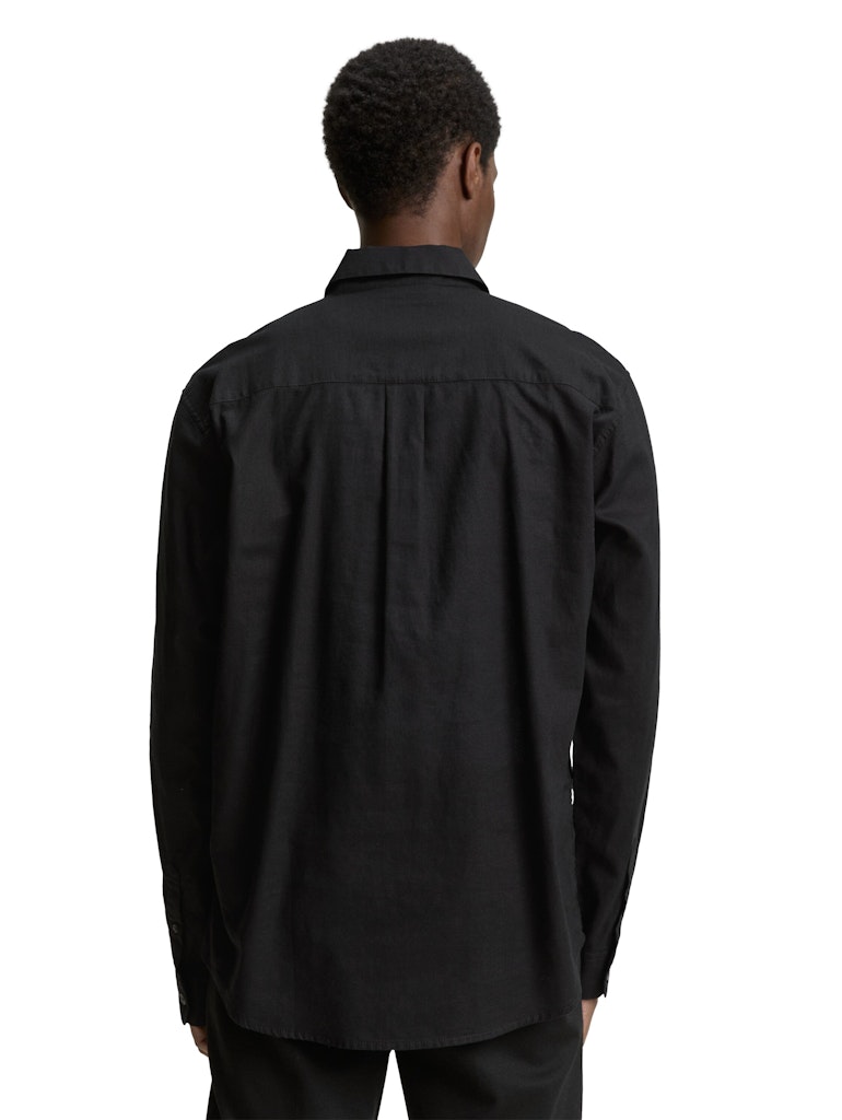 Tom Tailor denim Herren Hemden lang Black