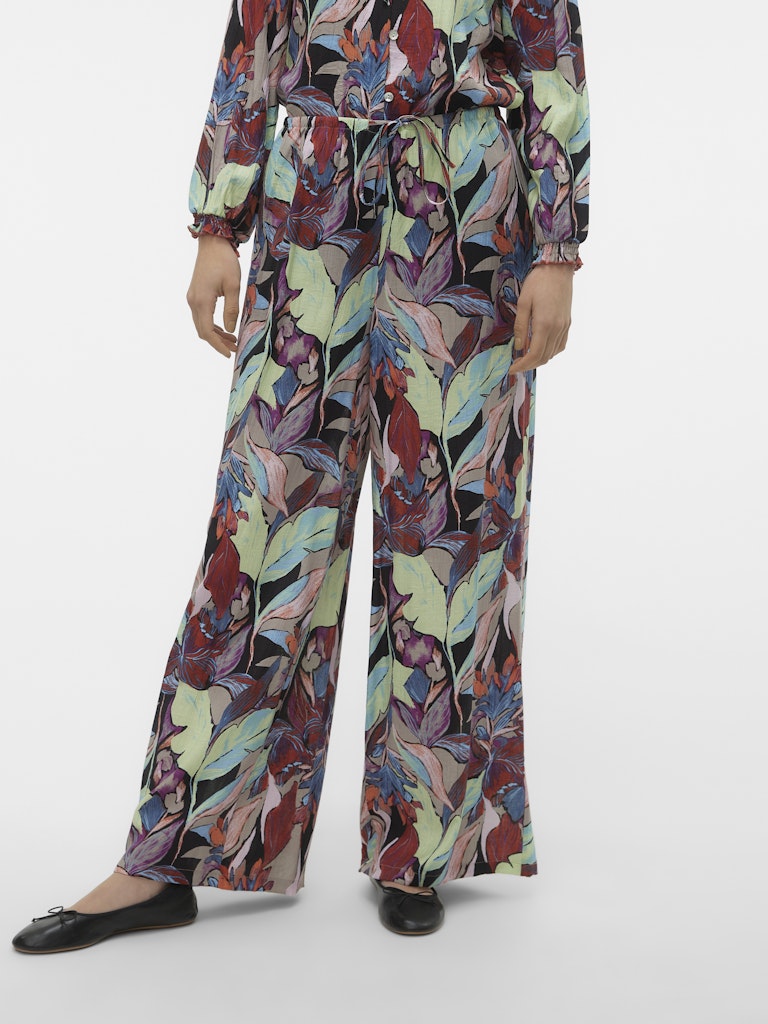Vero Moda Damen Hosen Black/Palma