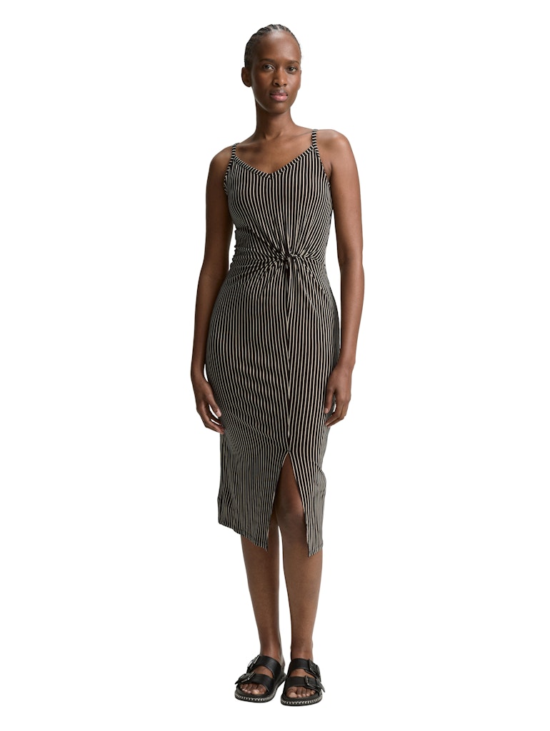 Tom Tailor denim Damen Kleider Black Beige Str