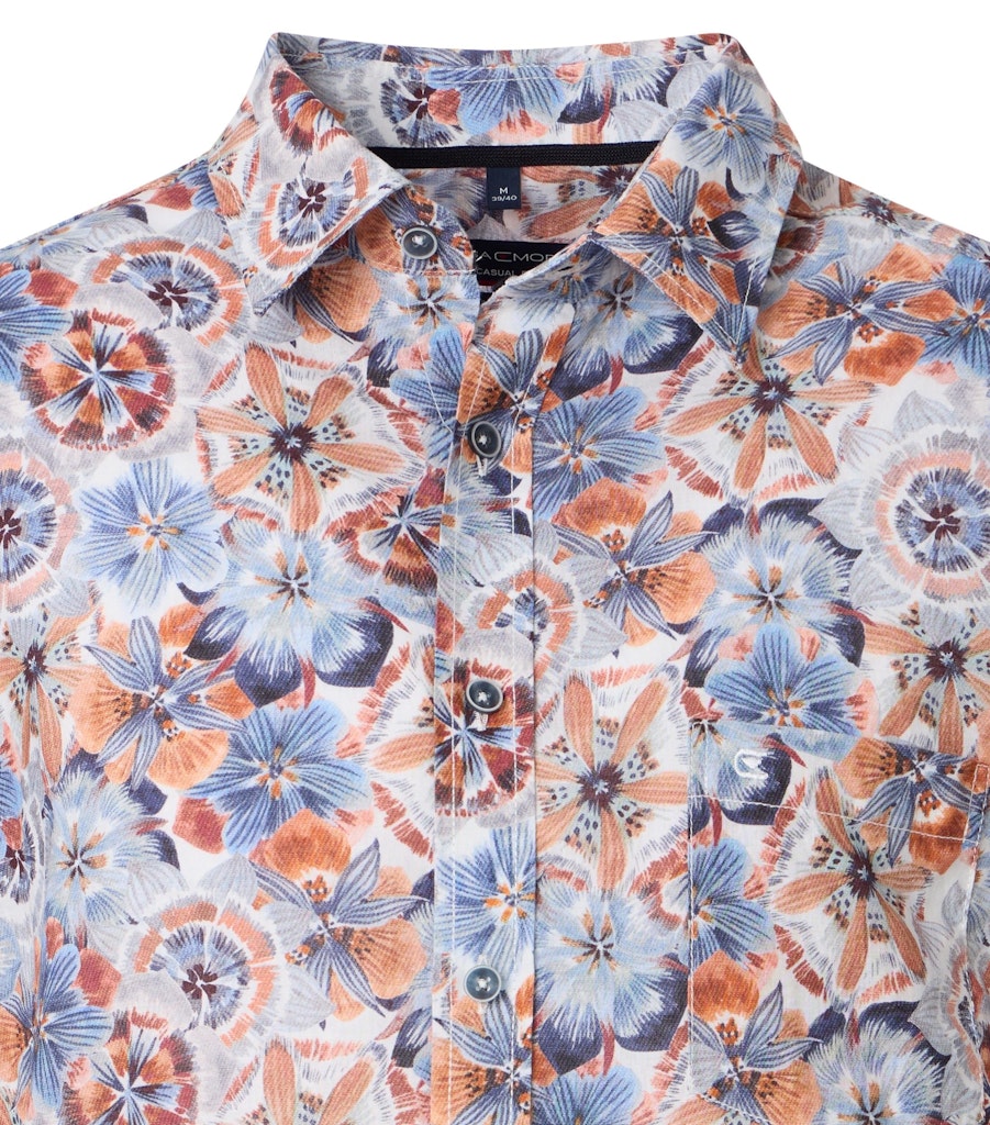 Casa Moda Herren Hemden kurz  Orange