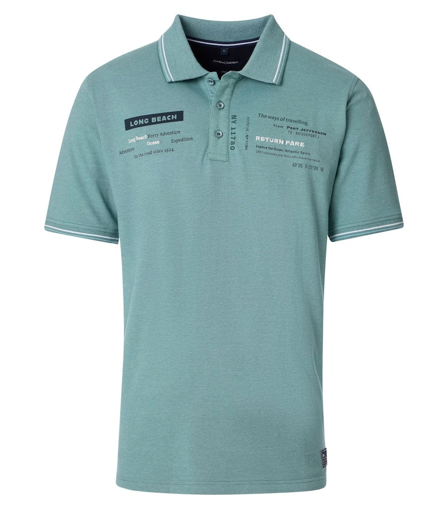 Casa Moda Herren Polo-Shirts  Tuerkis