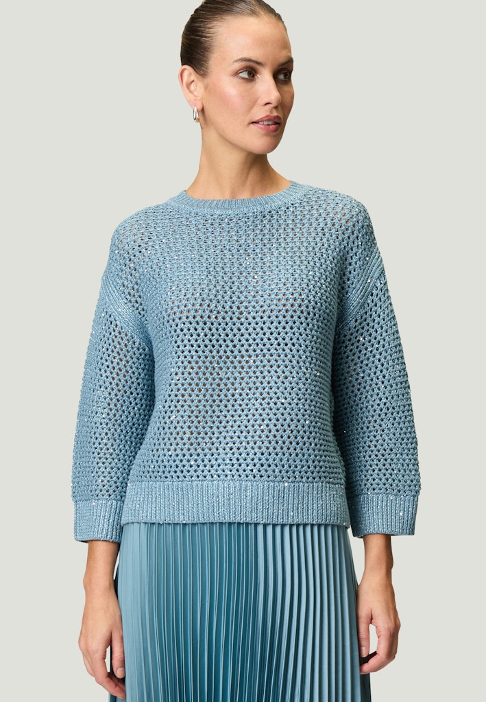 Zero Damen Pullover Bluesilver