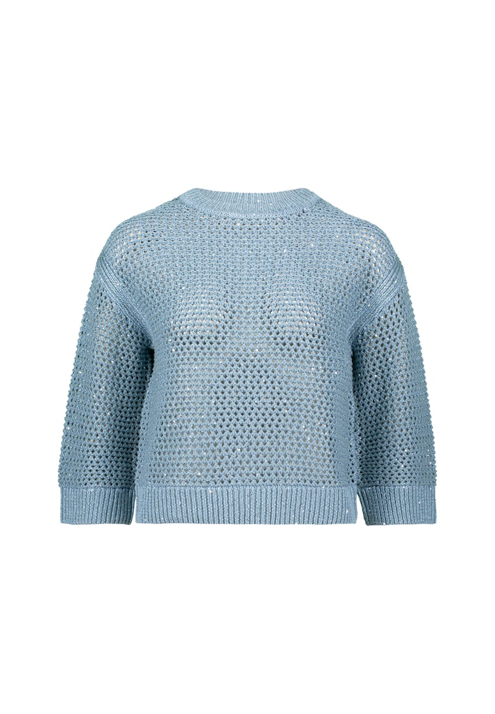 Zero Damen Pullover Bluesilver