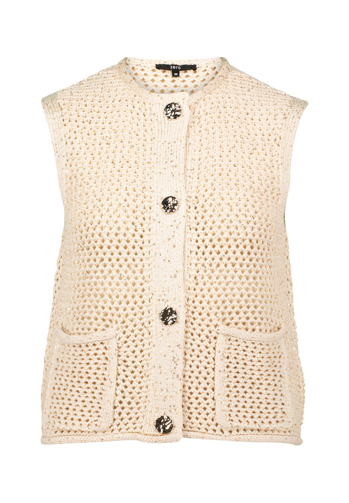 Zero Damen Pullover Creamgold