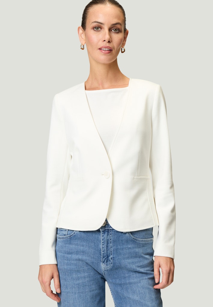 Zero Damen Blazer Offwhite