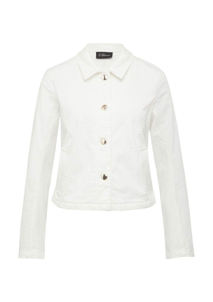 S. Oliver black Damen Blazer White
