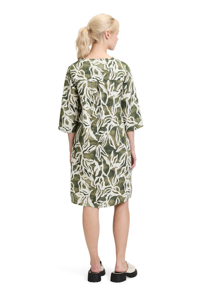 Cartoon Damen Kleider Cream/Green