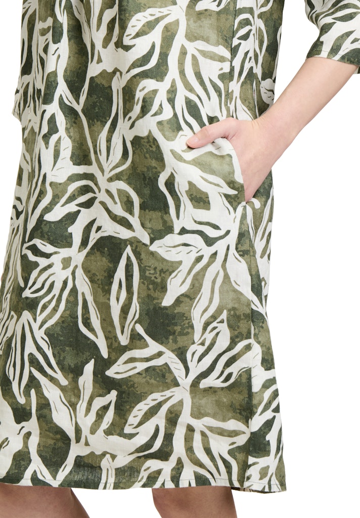 Cartoon Damen Kleider Cream/Green