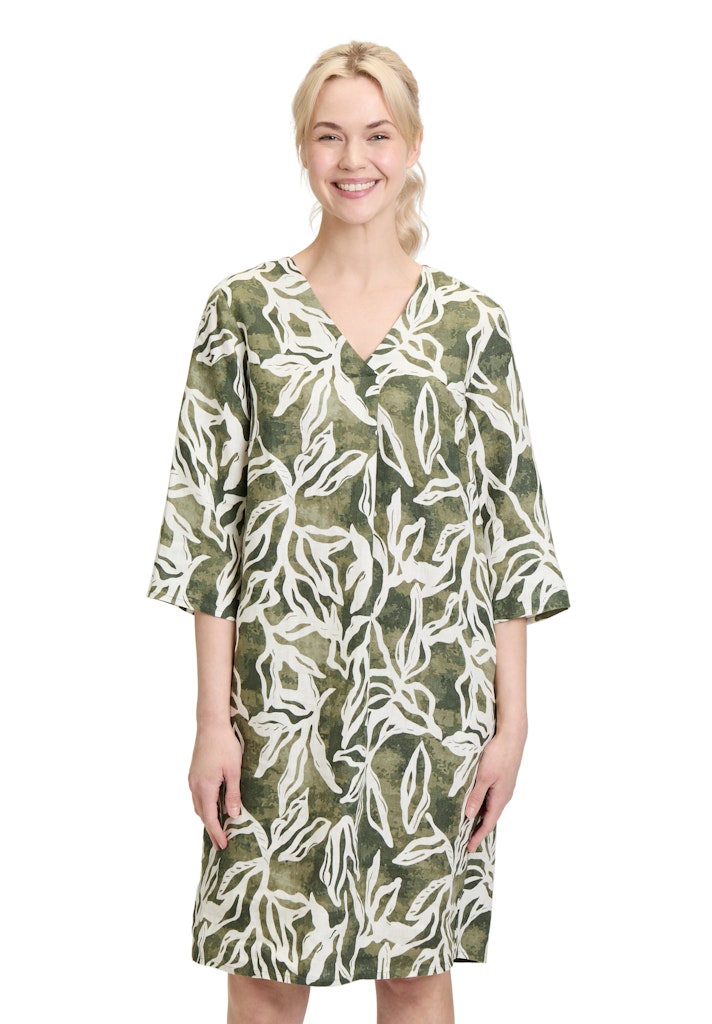 Cartoon Damen Kleider Cream/Green