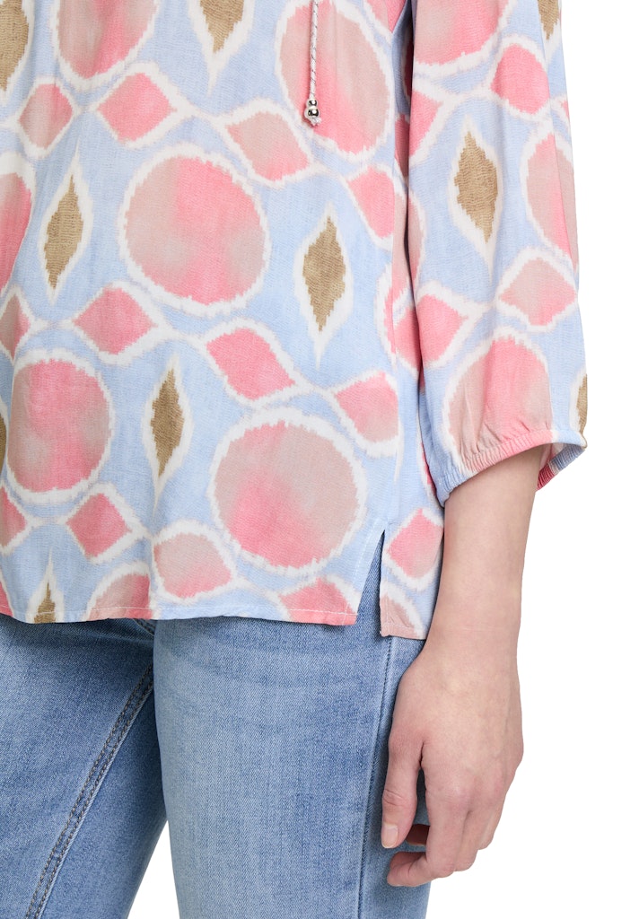 Cartoon Damen Blusen Rosé/Blue
