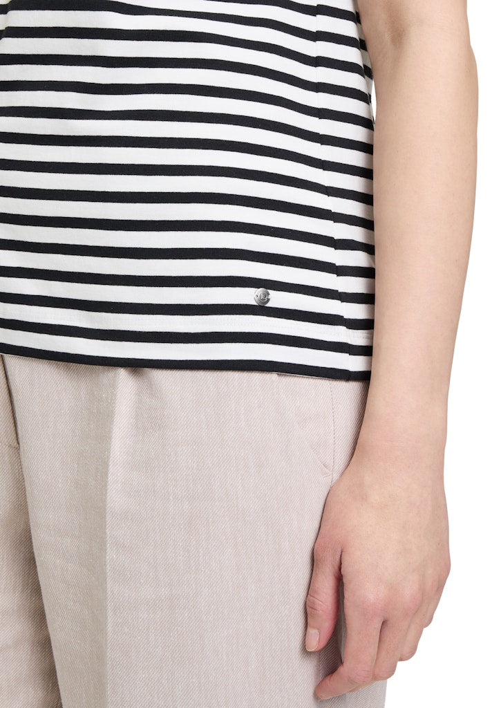 Betty & Co Damen T-Shirts Cream/Black
