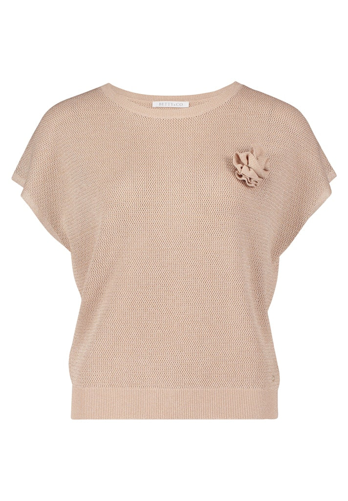 Betty & Co Damen Pullover Light Taupe