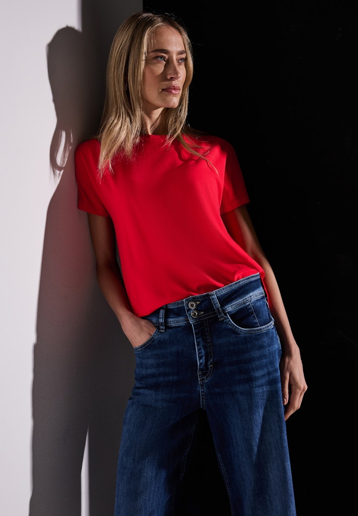 Street One Damen T-Shirts  Glory Red