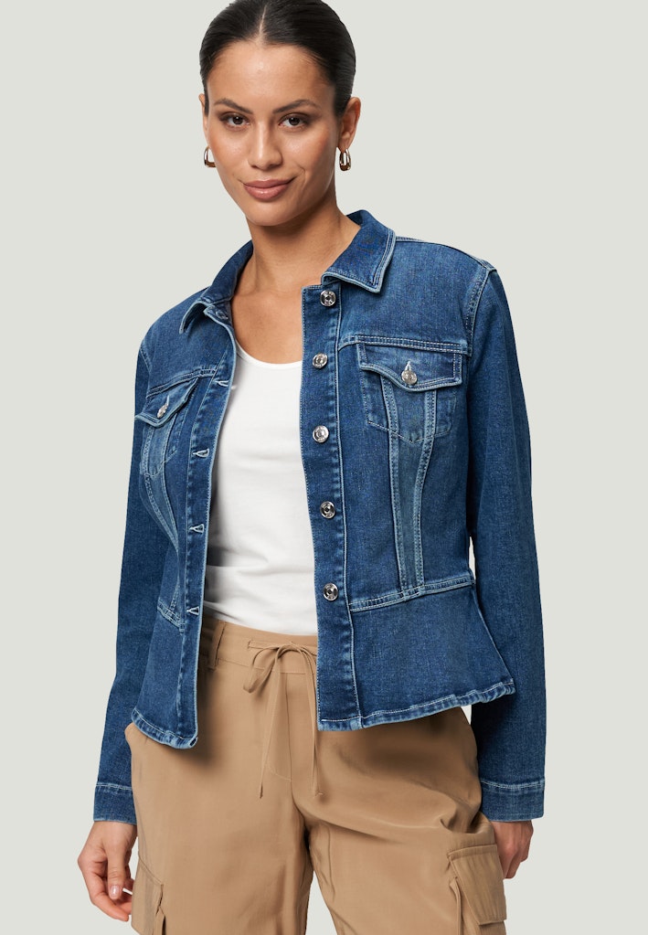 Zero Damen Blazer Blue Denim