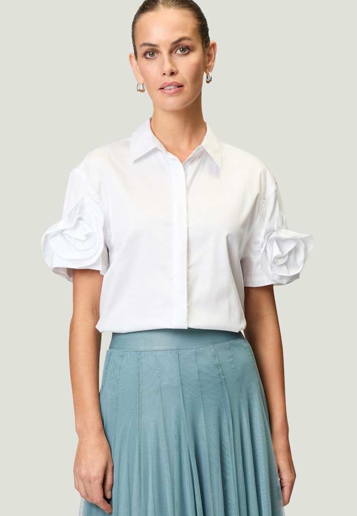 Zero Damen Blusen Brilliant White
