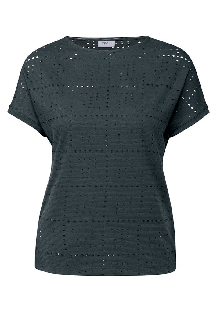 Cecil Damen T-Shirts  Slate Kha