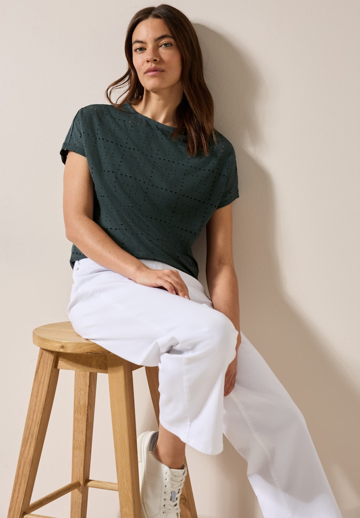 Cecil Damen T-Shirts  Slate Kha