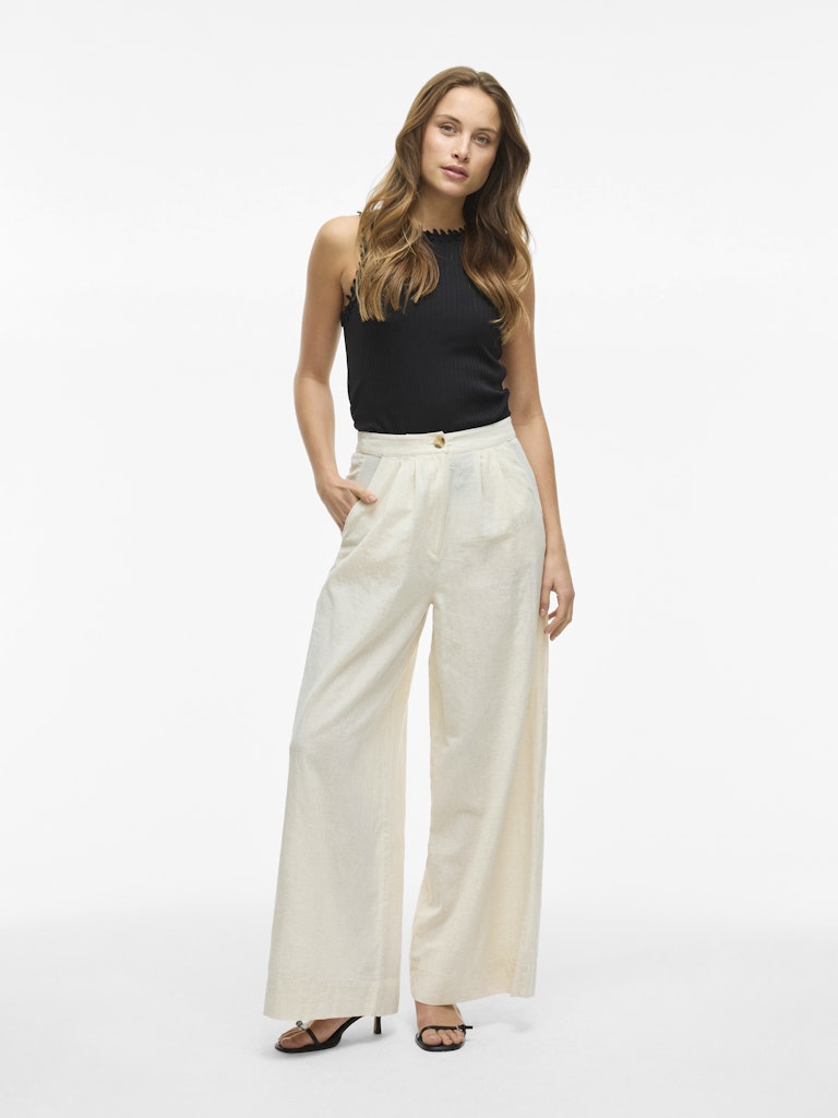 Vila Damen Hosen Super Light Nat