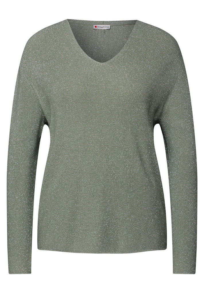 Street One Damen Pullover  Dusty Mil