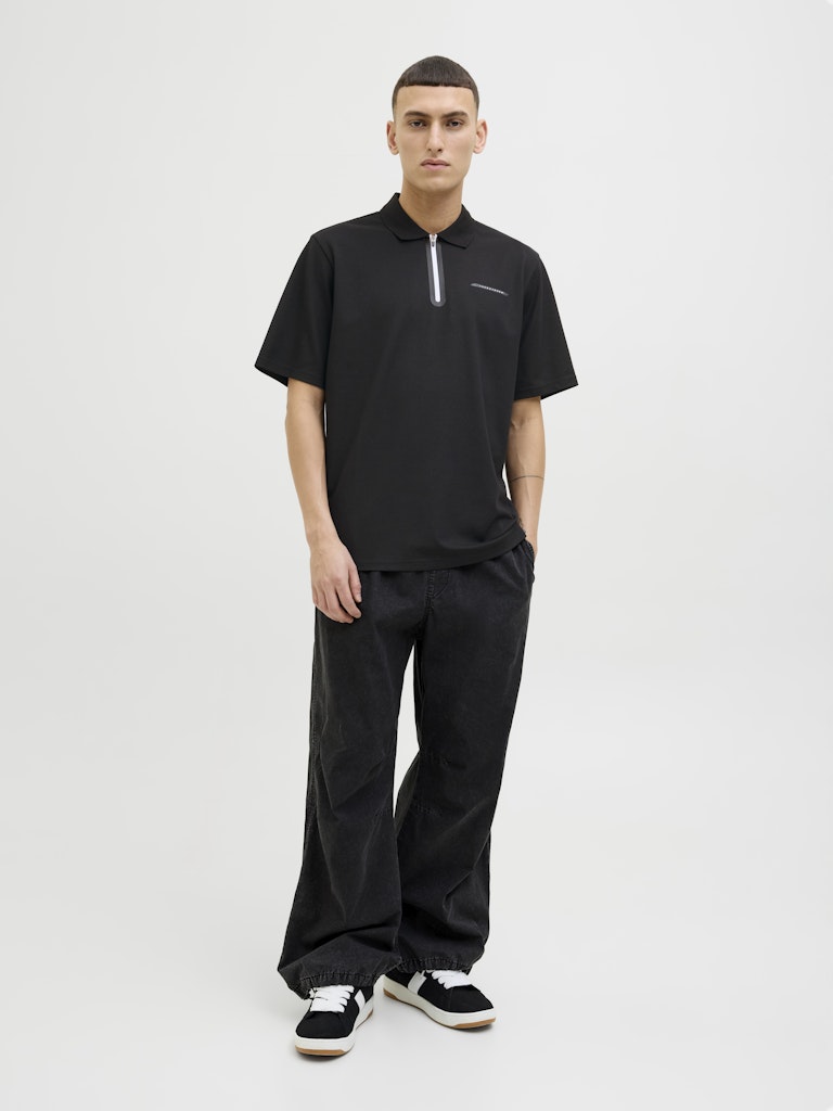 Jack & Jones Herren Polo-Shirts Black