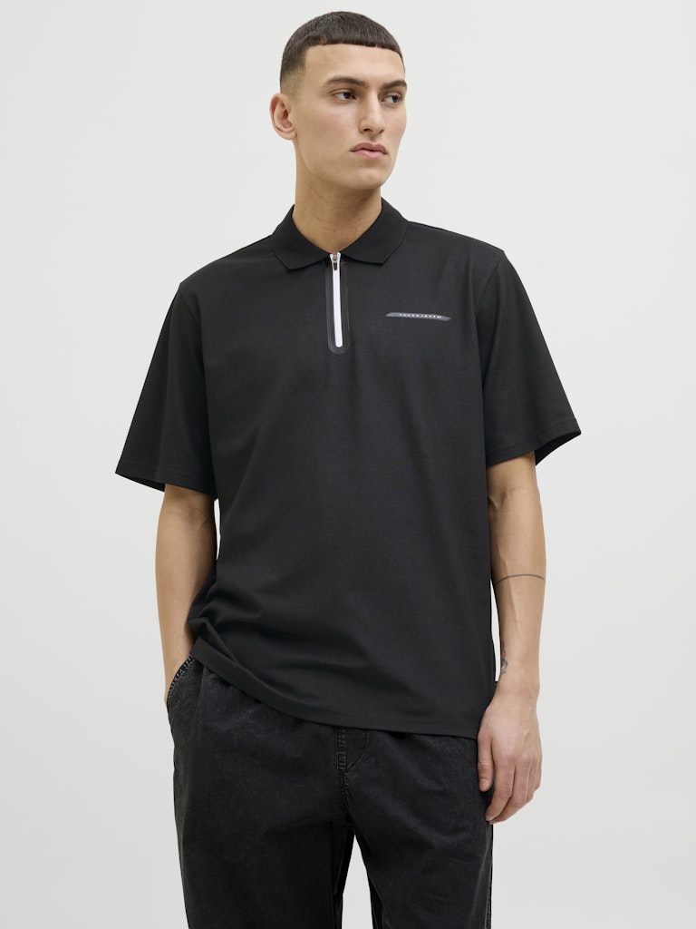 Jack & Jones Herren Polo-Shirts Black