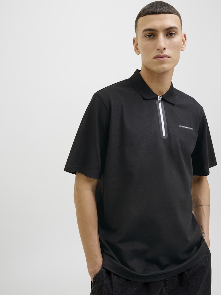 Jack & Jones Herren Polo-Shirts Black