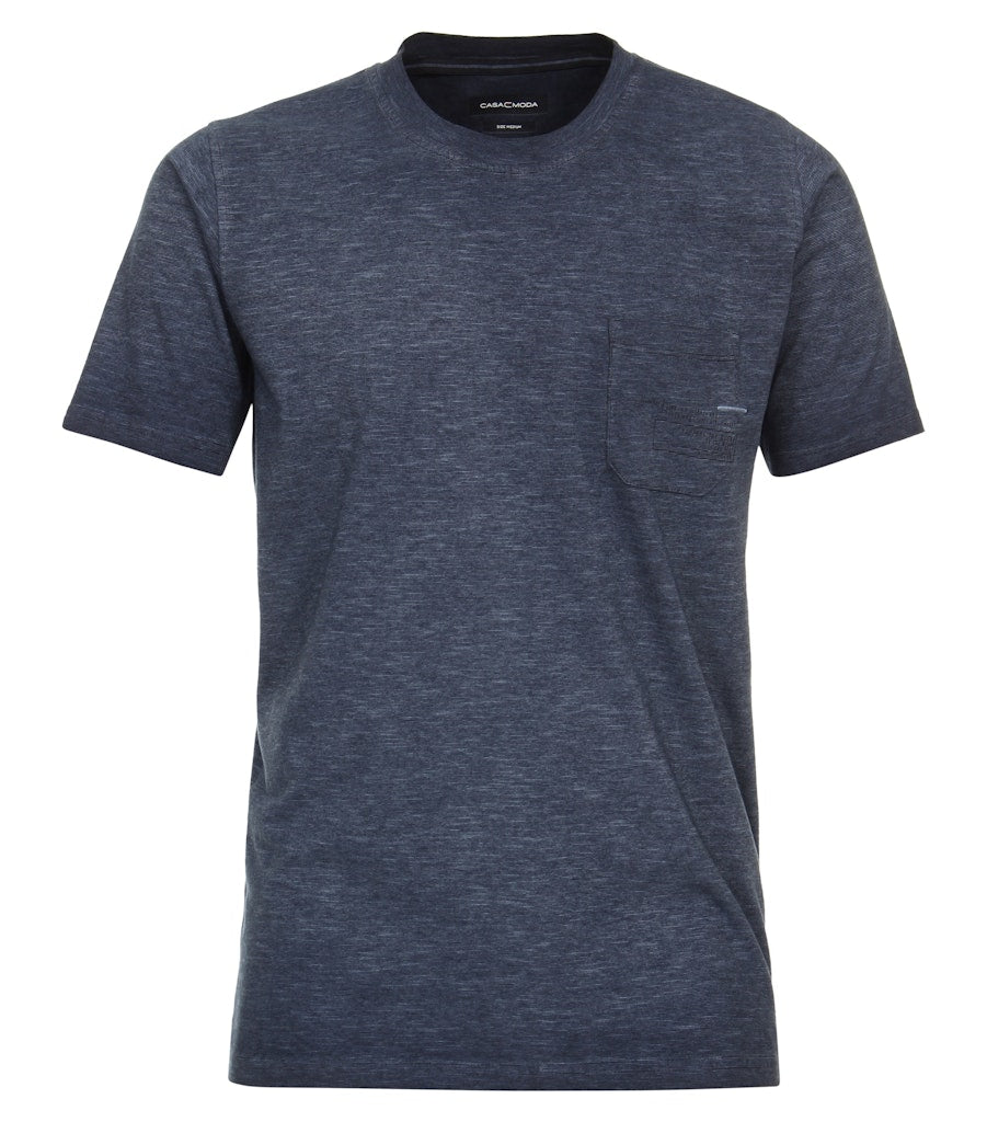 Casa Moda Herren T-Shirts kurz  Blau
