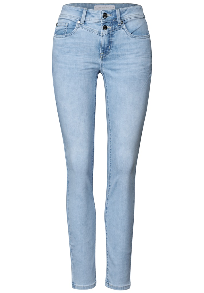 Street One Damen Hosen  Light Blu