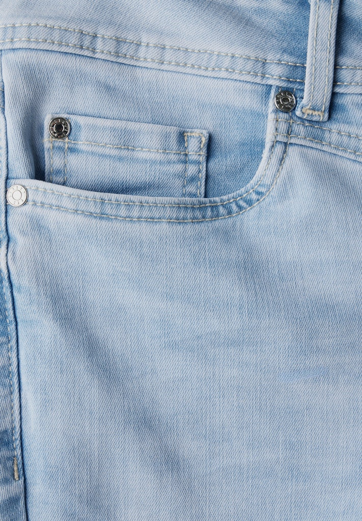 Street One Damen Hosen  Light Blu