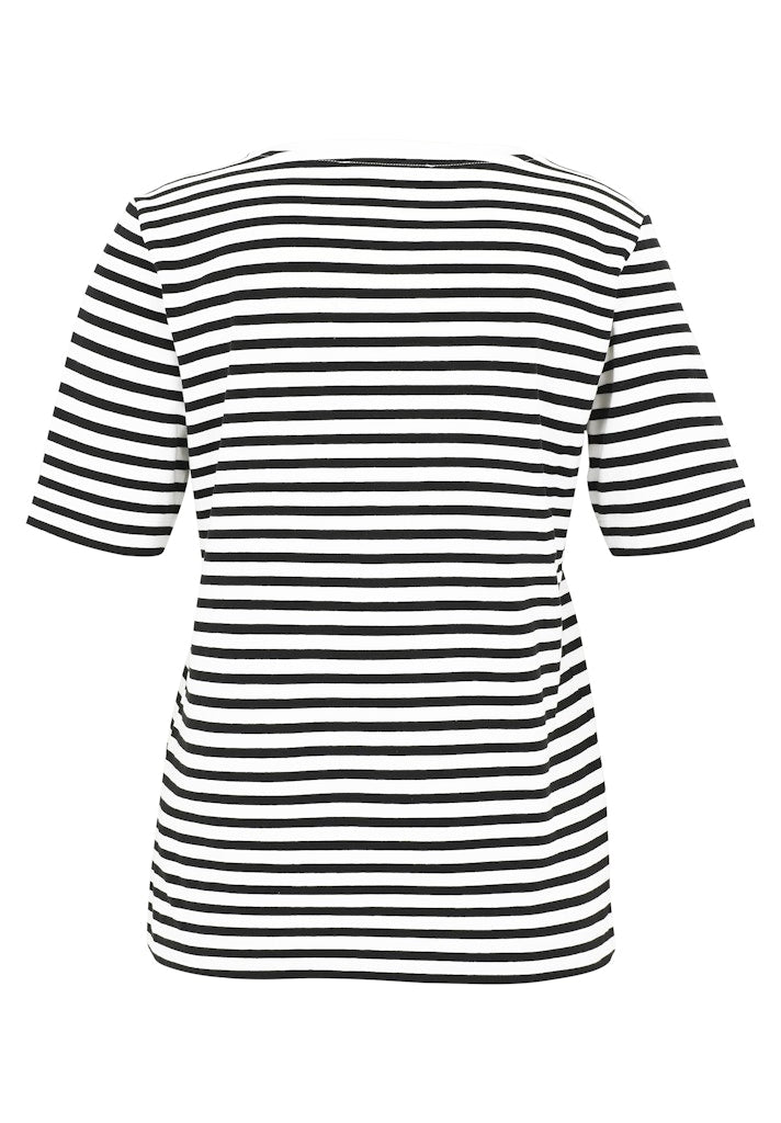 Betty & Co Damen T-Shirts Cream/Black