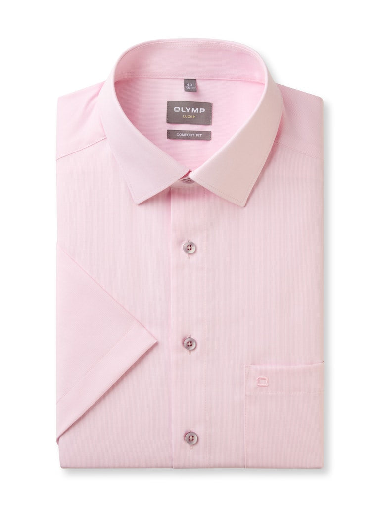 Olymp Herren Hemden kurz  Rose