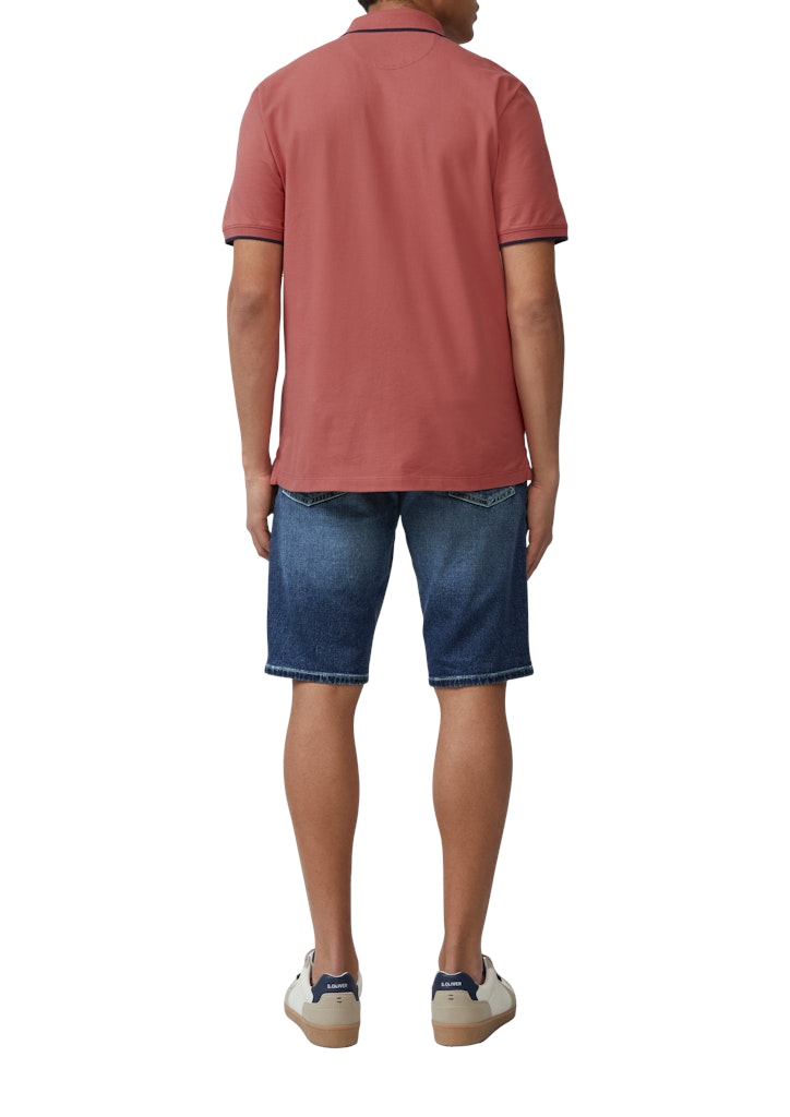 S. Oliver red Herren Polo-Shirts Lilac/Pink